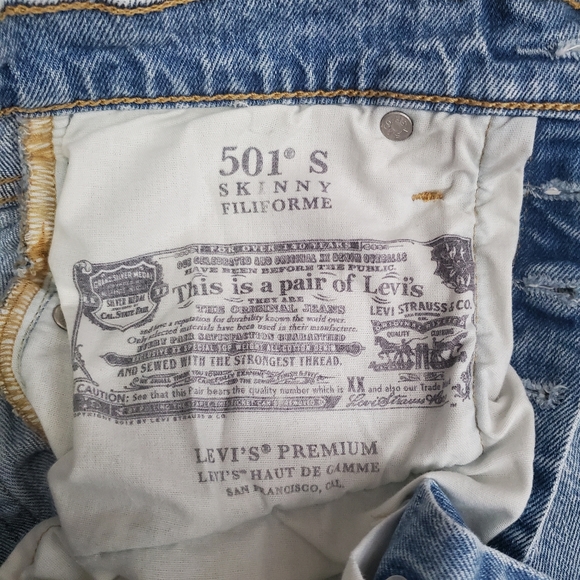 Levi's 501s Skinny - Picture 5 of 7